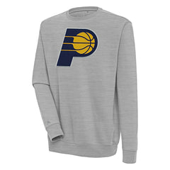 Indiana Pacers Antigua Victory Pullover Sweatshirt Heather Gray - NBA