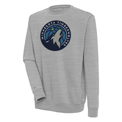 Minnesota Timberwolves Antigua Victory Pullover Sweatshirt Heather Gray - NBA