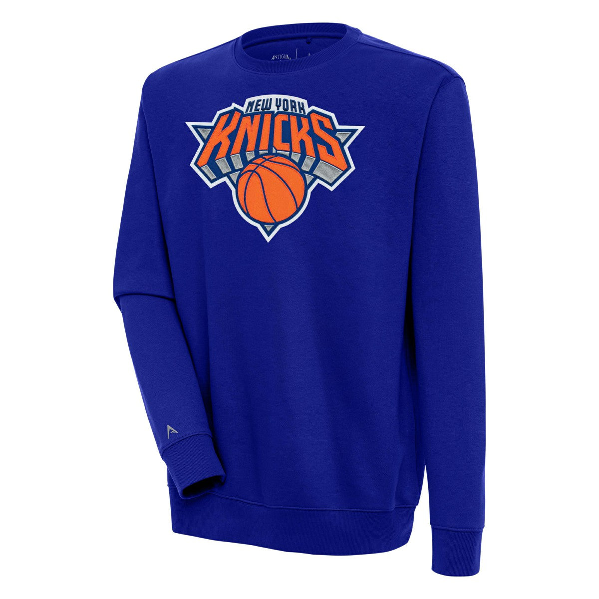 New York Knicks Antigua Victory Pullover Sweatshirt Blue - NBA