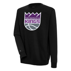 Sacramento Kings Antigua Victory Pullover Sweatshirt Black - NBA