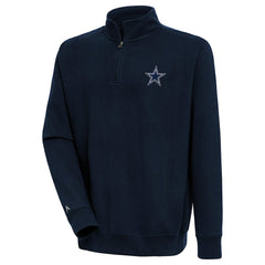 Dallas Cowboys Antigua Victory Quarter-Zip Pullover Top Navy | NFL