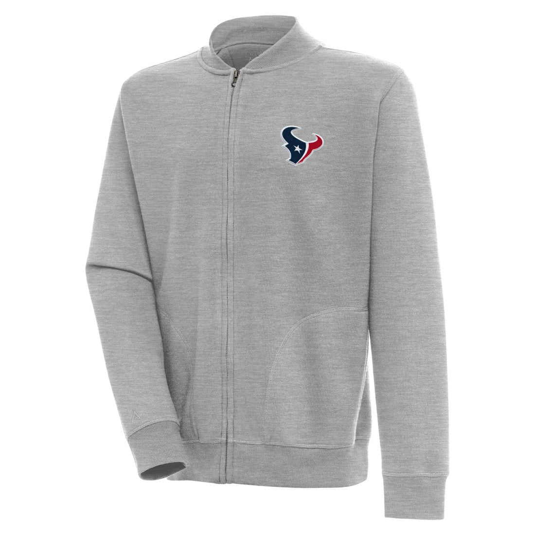 Houston Texans Antigua Victory Full-Zip Jacket Heather Gray | NFL
