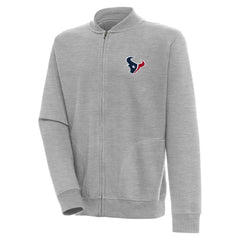 Houston Texans Antigua Victory Full-Zip Jacket Heather Gray | NFL