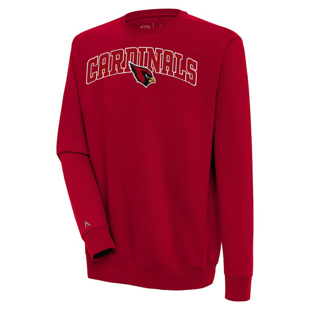Arizona Cardinals Antigua Victory Chenille Pullover Sweatshirt Cardinal | NFL
