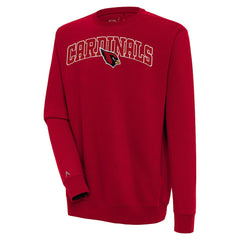 Arizona Cardinals Antigua Victory Chenille Pullover Sweatshirt Cardinal | NFL