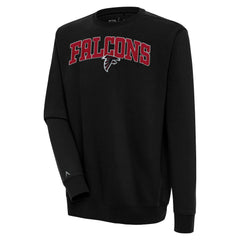 Atlanta Falcons Antigua Victory Chenille Pullover Sweatshirt Black | NFL