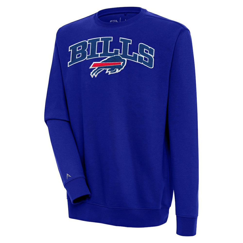 Buffalo Bills Antigua Victory Chenille Pullover Sweatshirt Royal | NFL