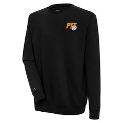 Pittsburgh Steelers Antigua Victory Pullover Sweatshirt Black | NFL