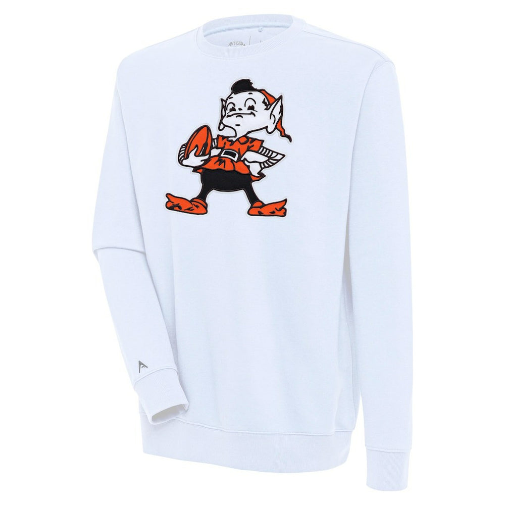 Cleveland Browns Antigua Victory Pullover Sweatshirt White | NFL