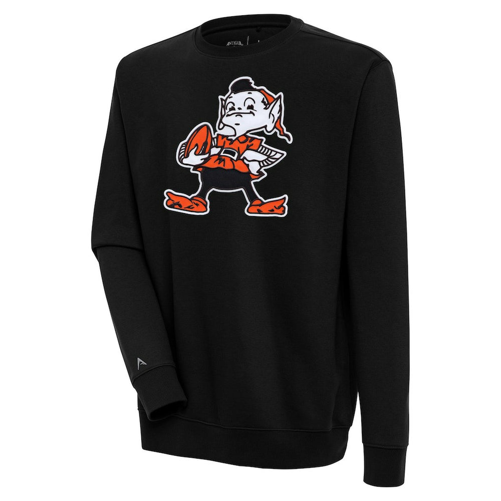 Cleveland Browns Antigua Victory Pullover Sweatshirt Black | NFL