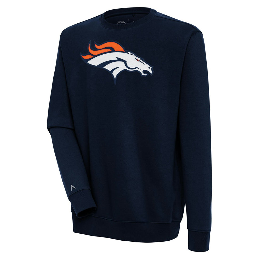 Denver Broncos Antigua Victory Pullover Sweatshirt Navy | NFL
