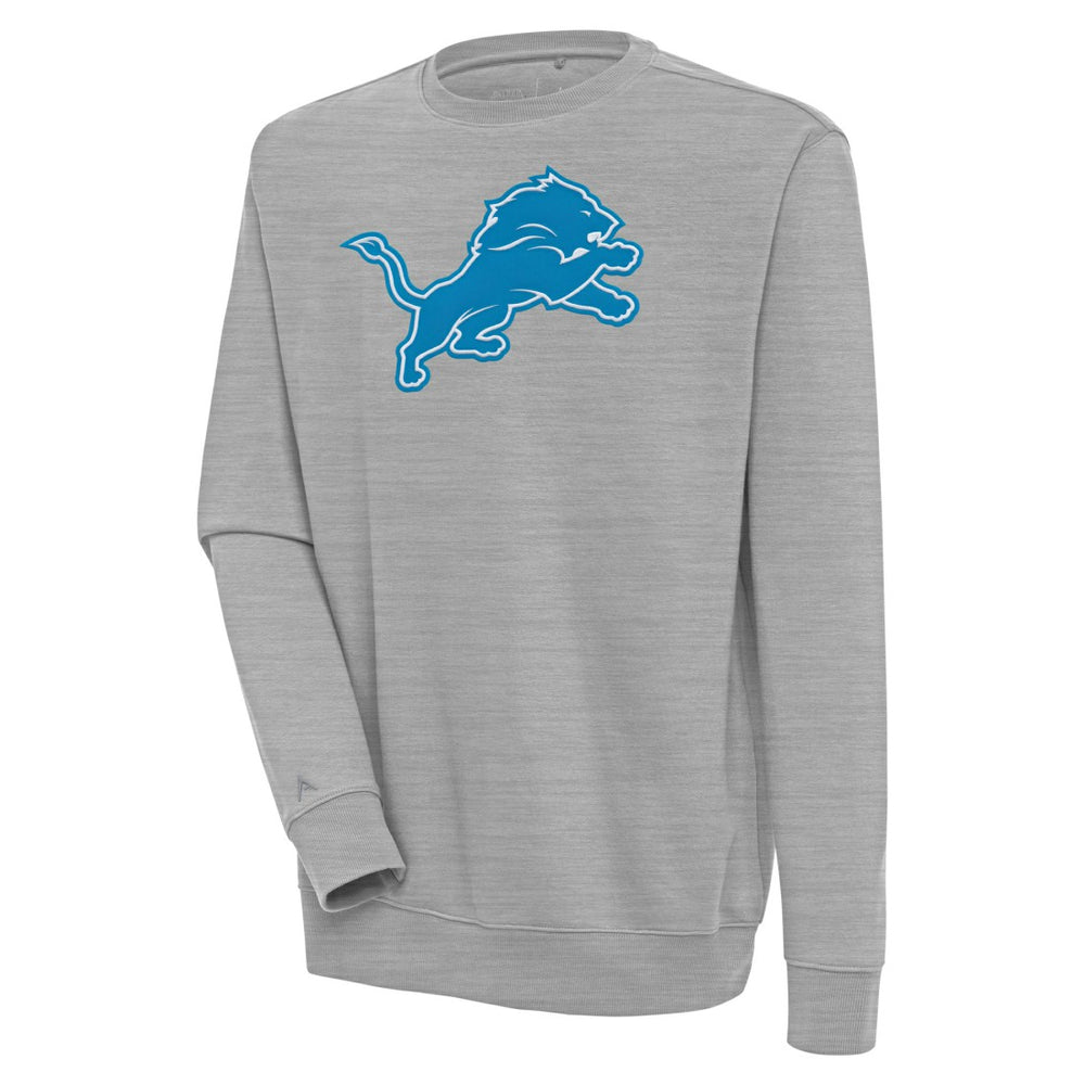 Detroit Lions Antigua Victory Pullover Sweatshirt Heather Gray | NFL