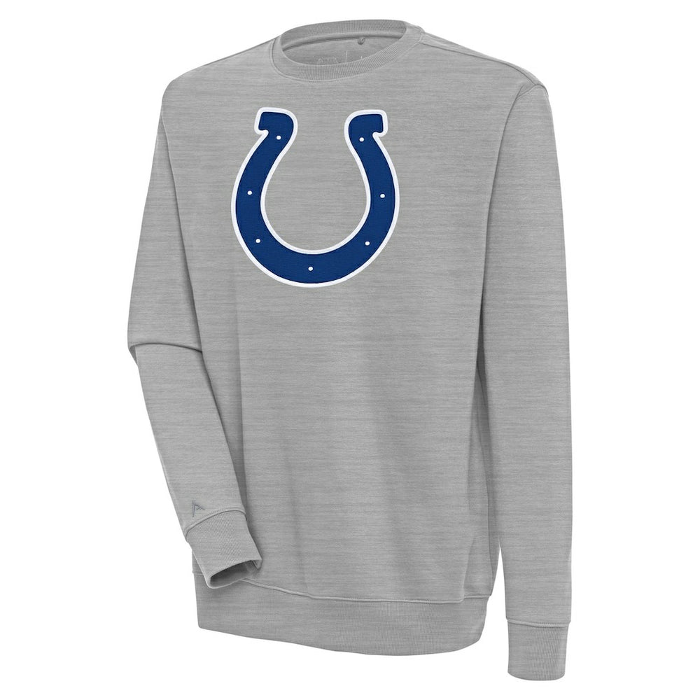 Indianapolis Colts Antigua Victory Pullover Sweatshirt Heather Gray | NFL