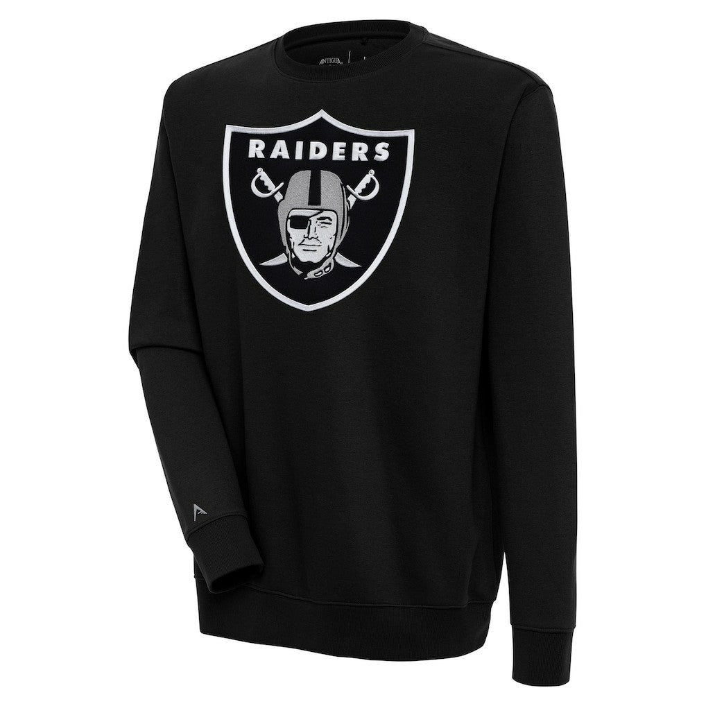 Las Vegas Raiders Antigua Victory Pullover Sweatshirt Black | NFL