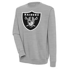 Las Vegas Raiders Antigua Victory Pullover Sweatshirt Heather Gray | NFL