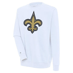 New Orleans Saints Antigua Victory Pullover Sweatshirt White | NFL