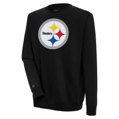 Pittsburgh Steelers Antigua Victory Pullover Sweatshirt Black | NFL