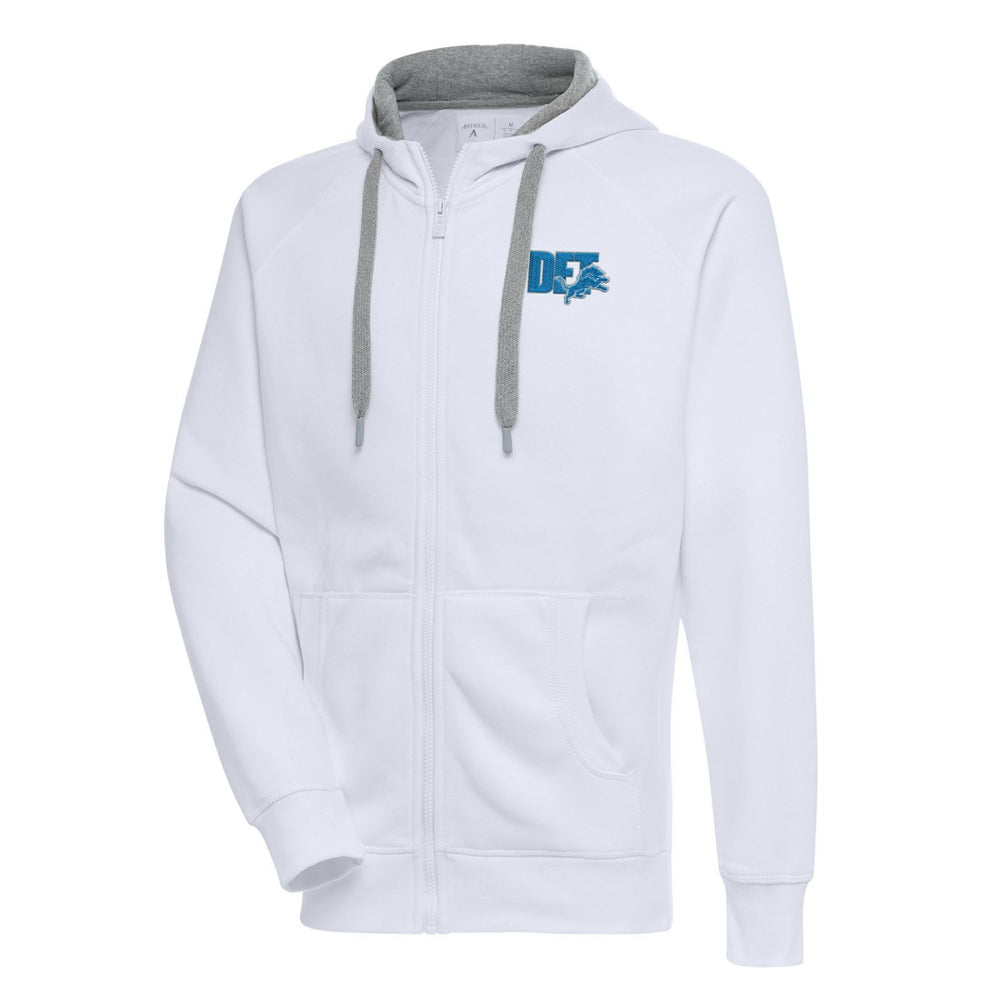 Detroit Lions Antigua Victory Full-Zip Hoodie White | NFL