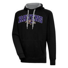 Baltimore Ravens Antigua Victory Pullover Hoodie Black | NFL