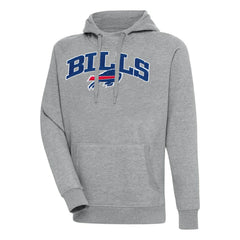 Buffalo Bills Antigua Victory Pullover Hoodie Heather Gray | NFL