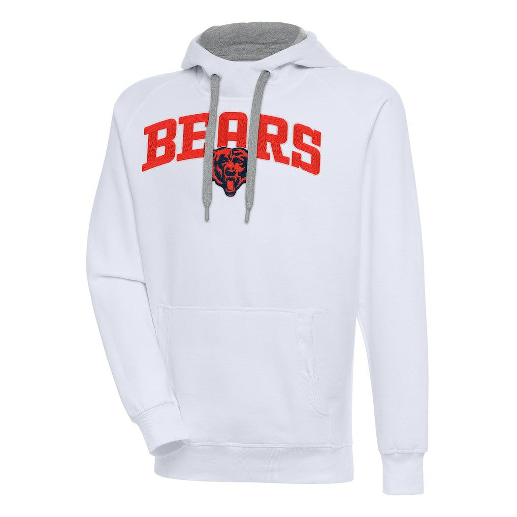 Chicago Bears Antigua Victory Pullover Hoodie White | NFL