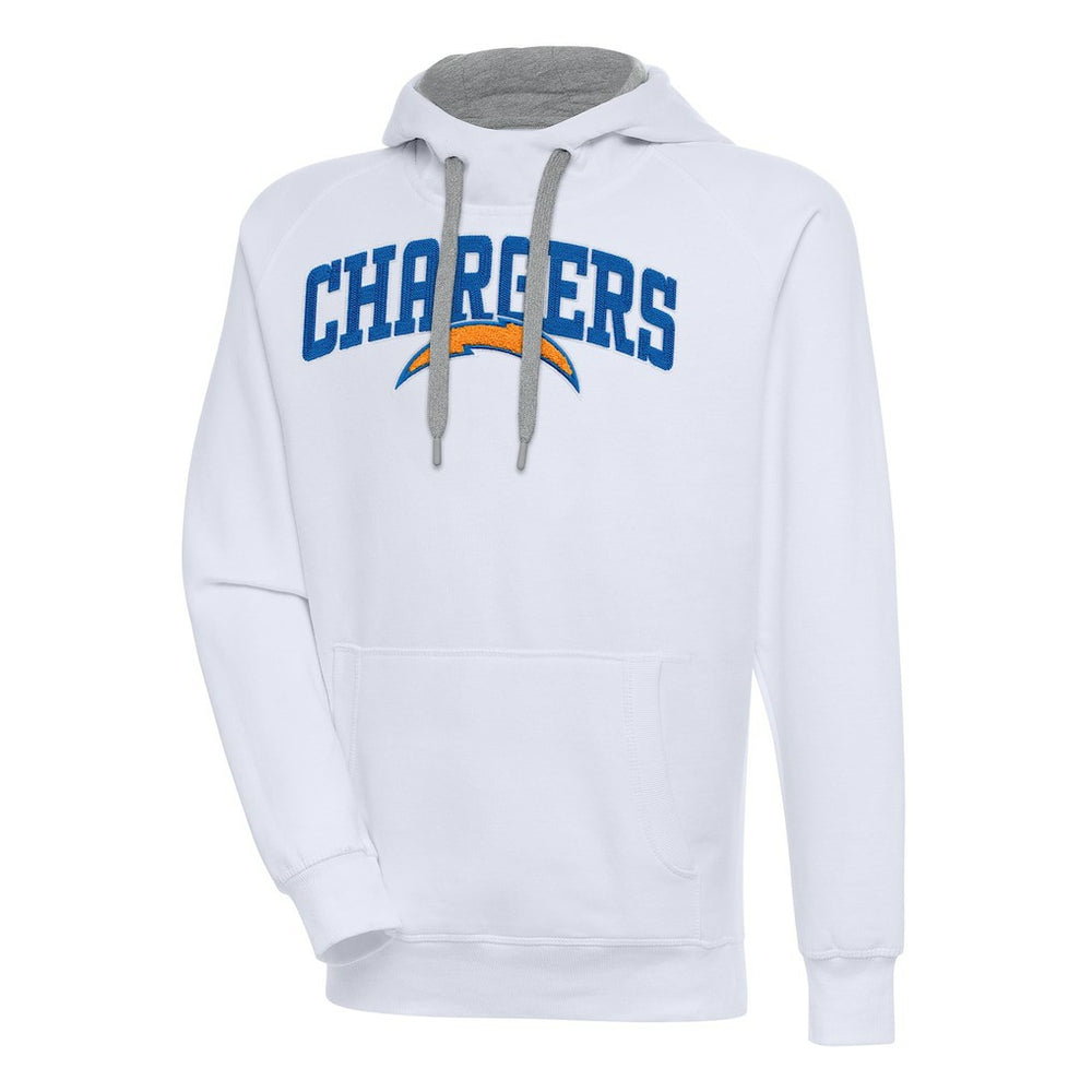 Los Angeles Chargers Antigua Victory Pullover Hoodie White | NFL
