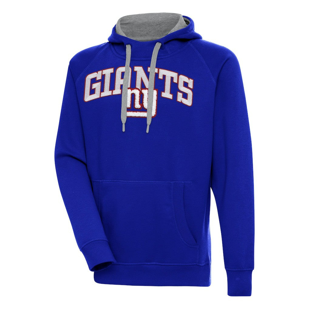New York Giants Antigua Victory Pullover Hoodie Royal | NFL