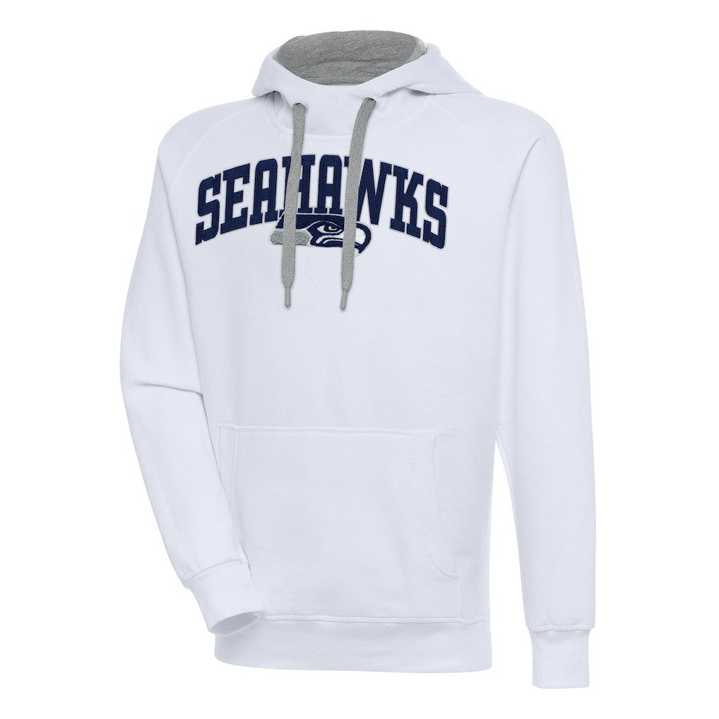 Seattle Seahawks Antigua Victory Pullover Hoodie White | NFL