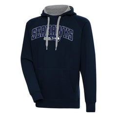 Seattle Seahawks Antigua Victory Pullover Hoodie College Navy | NFL