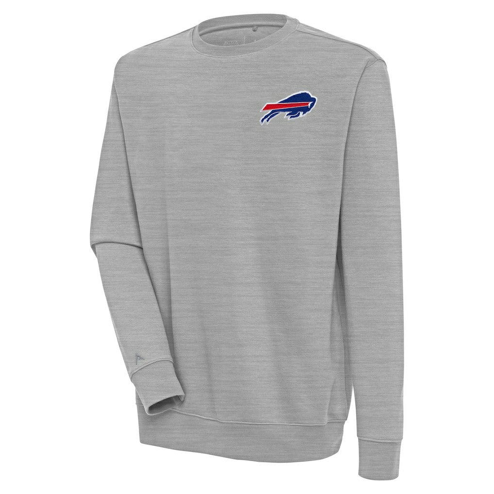 Buffalo Bills Antigua Victory Pullover Sweatshirt Heather Gray | NFL