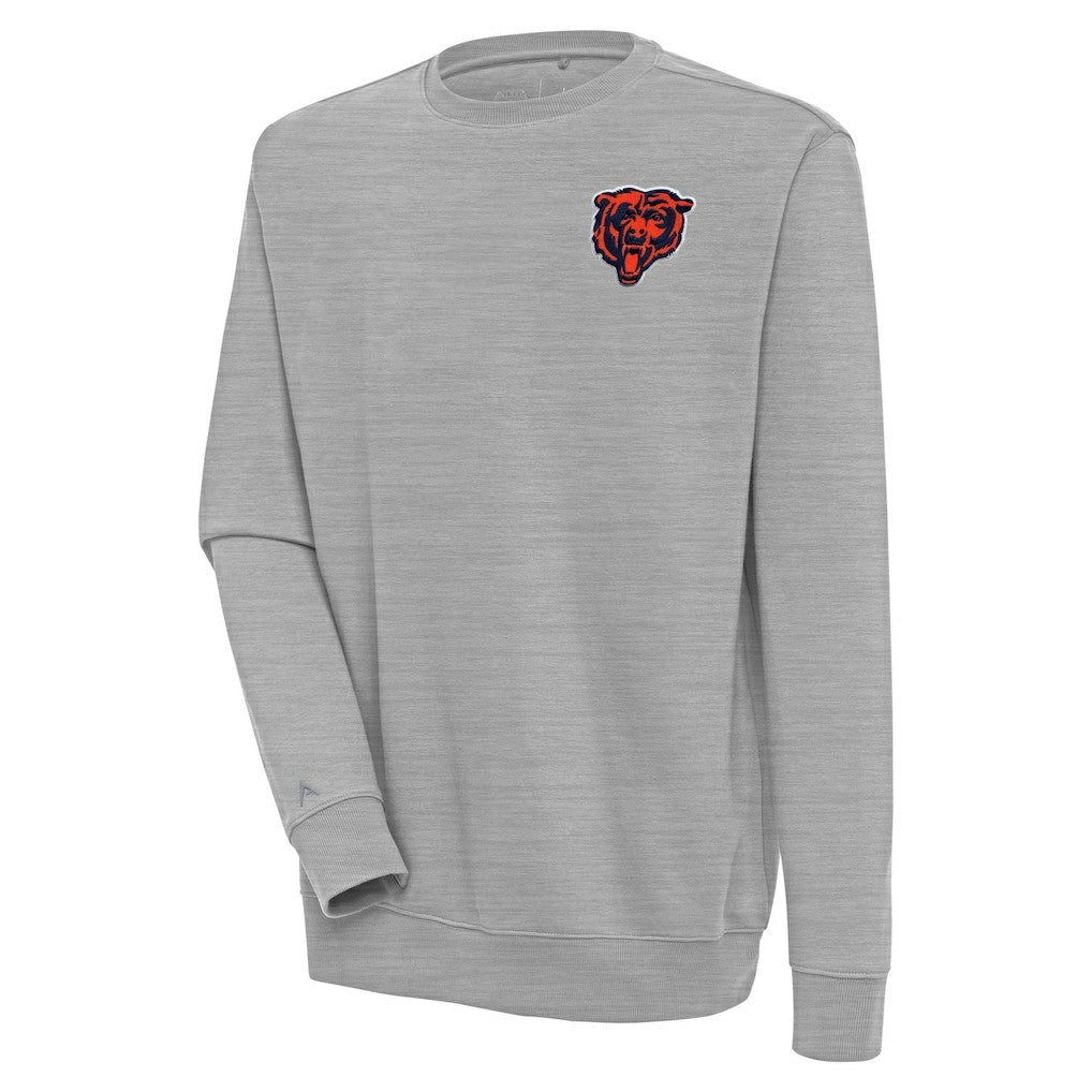 Chicago Bears Antigua Victory Pullover Sweatshirt Heather Gray | NFL