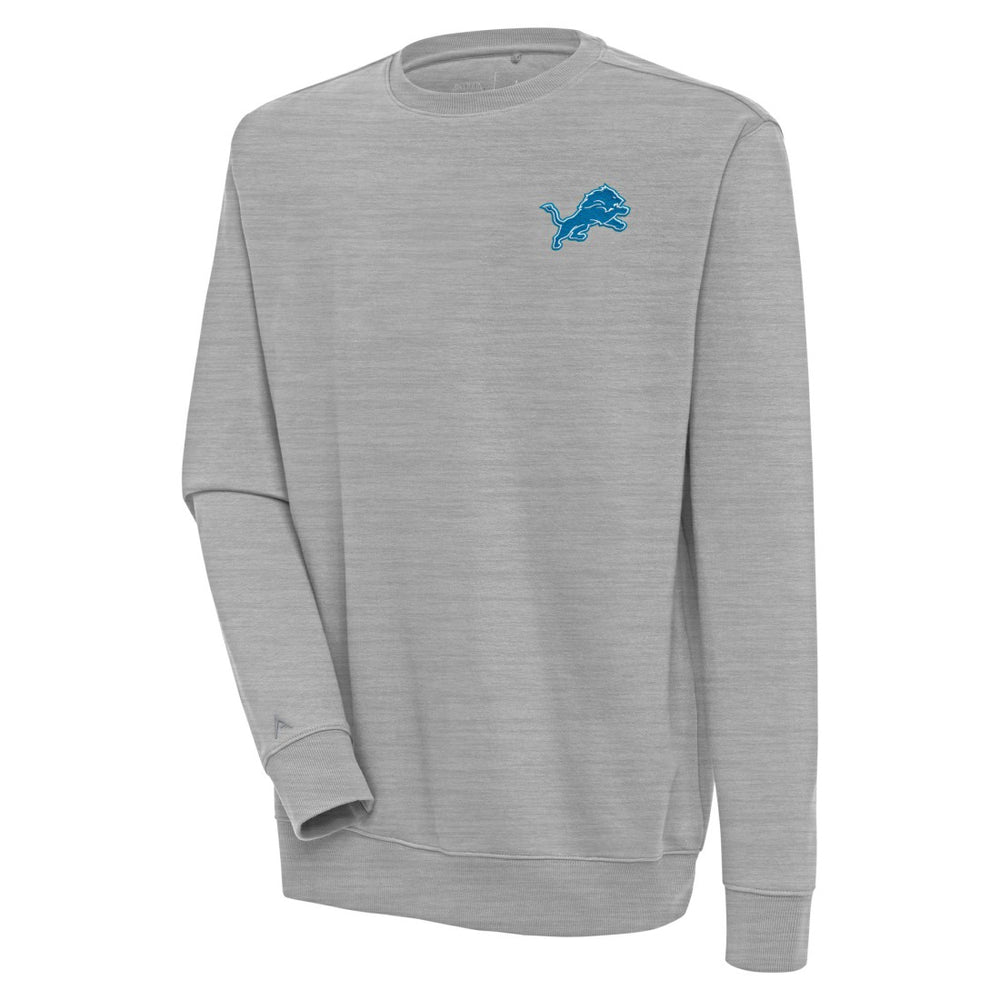 Detroit Lions Antigua Victory Pullover Sweatshirt Heather Gray | NFL