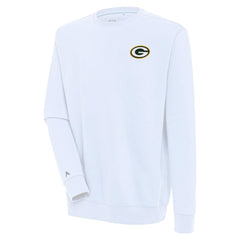 Green Bay Packers Antigua Victory Pullover Sweatshirt White | NFL