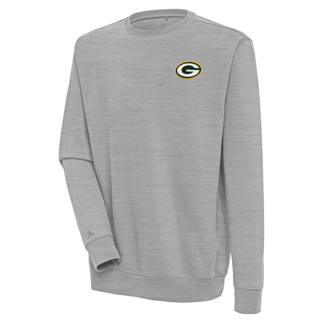 Green Bay Packers Antigua Victory Pullover Sweatshirt Heather Gray | NFL