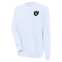 Las Vegas Raiders Antigua Victory Pullover Sweatshirt White | NFL