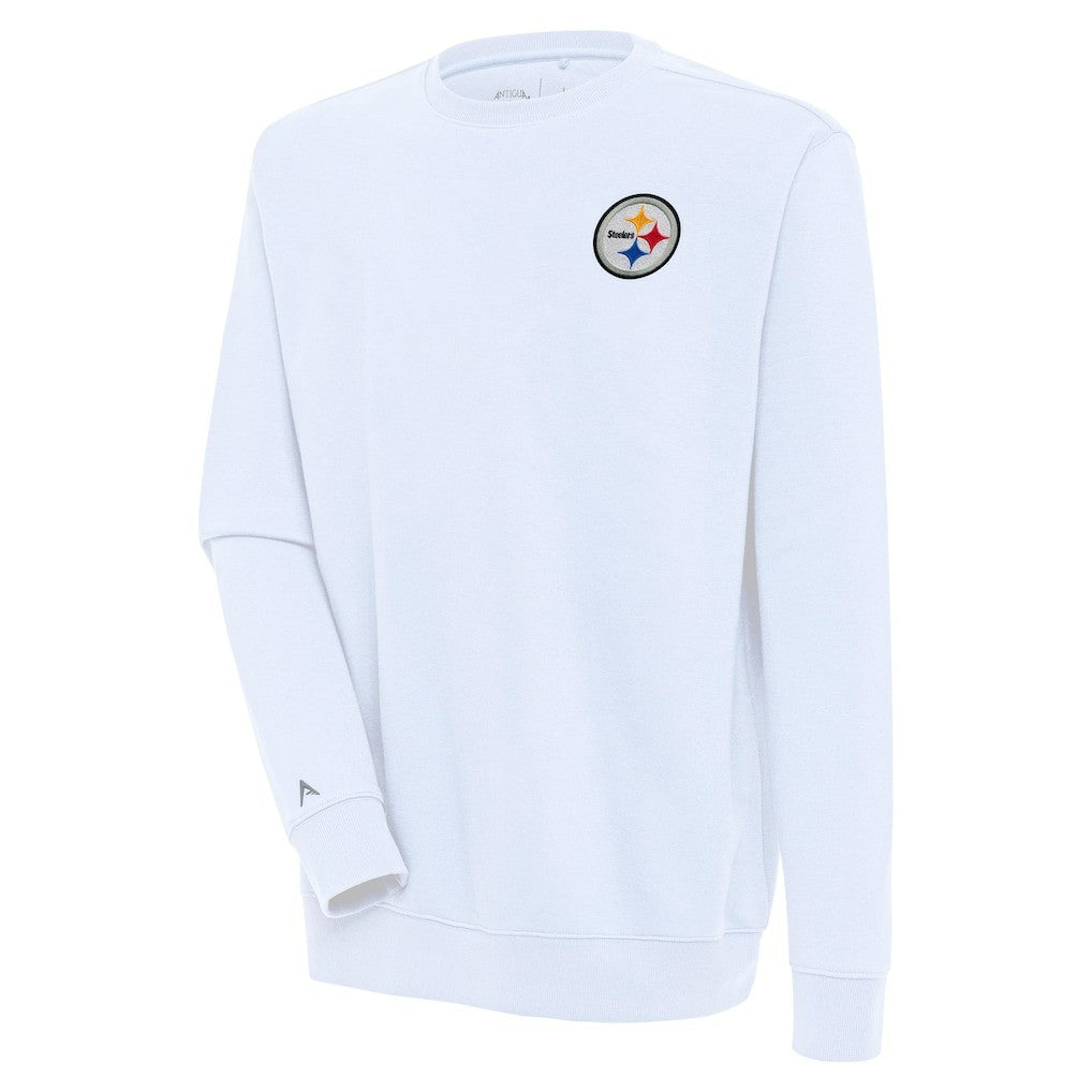 Pittsburgh Steelers Antigua Victory Pullover Sweatshirt White | NFL