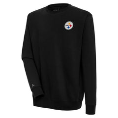 Pittsburgh Steelers Antigua Victory Pullover Sweatshirt Black | NFL
