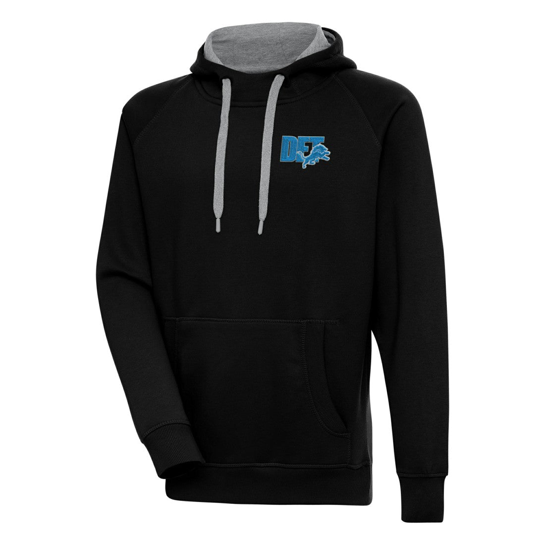 Detroit Lions Antigua Victory Pullover Hoodie Black | NFL