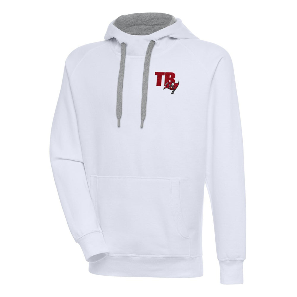 Tampa Bay Buccaneers Antigua Victory Pullover Hoodie White | NFL