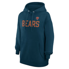 Chicago Bears G-III 4Her by Carl Banks Women's Dot Print Pullover Hoodie Navy | NFL