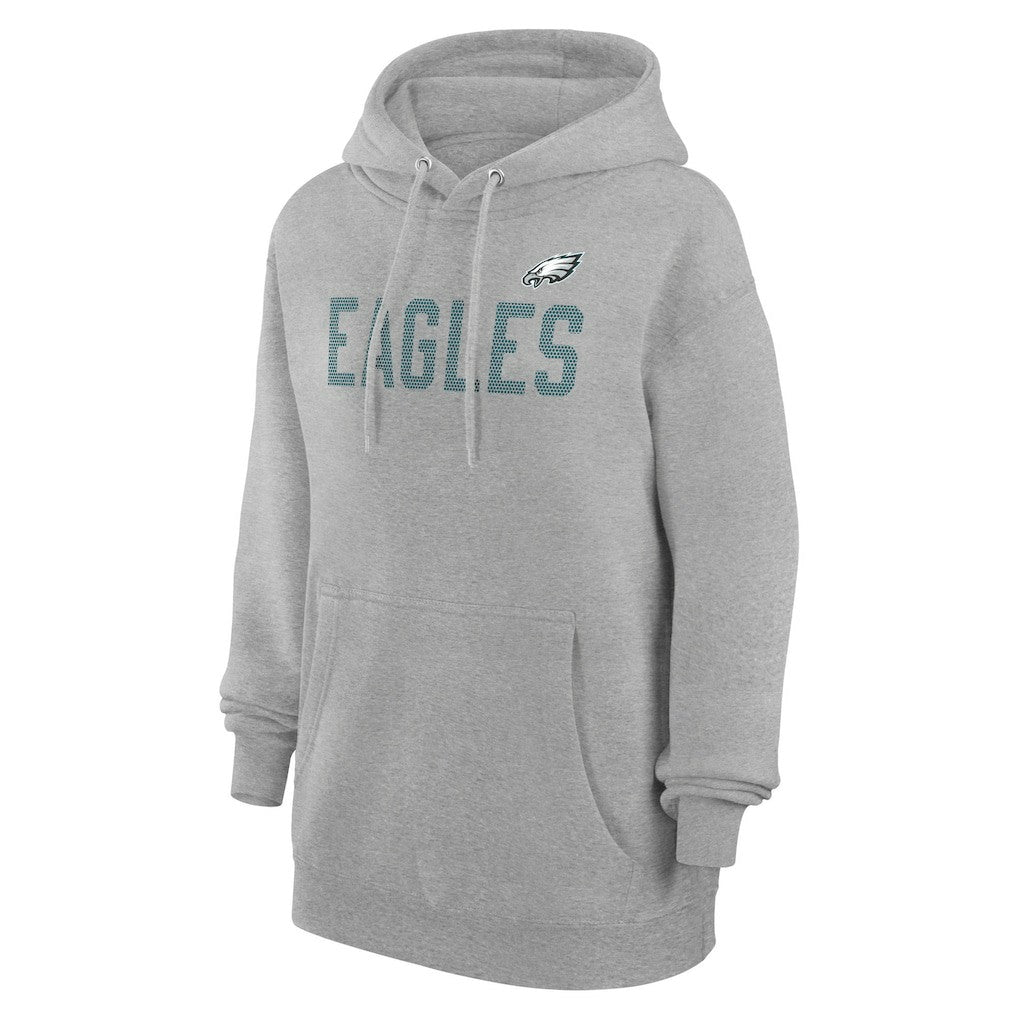 Philadelphia Eagles G-III 4Her by Carl Banks Women's Dot Print Pullover Hoodie Heather Gray | NFL