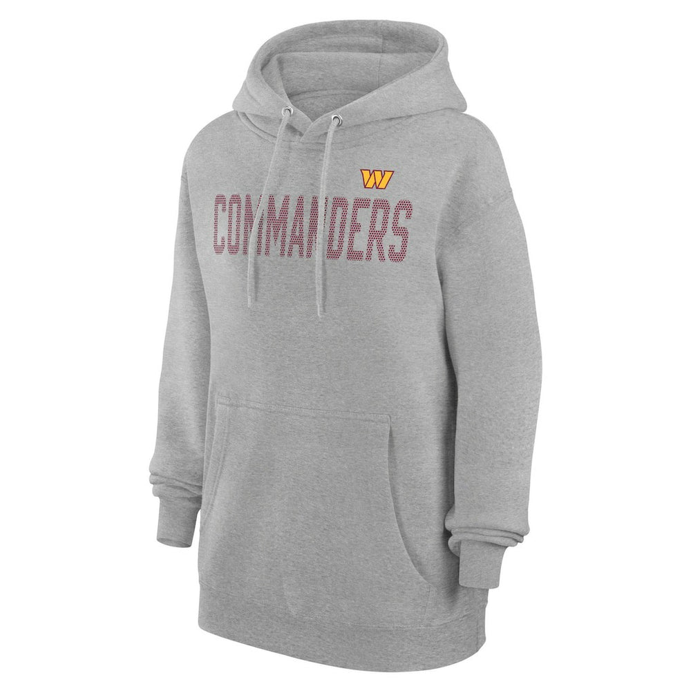 Washington Commanders G-III 4Her by Carl Banks Women's Dot Print Pullover Hoodie Heather Gray | NFL