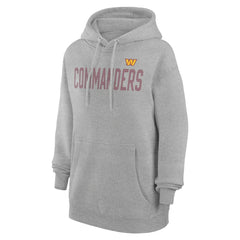 Washington Commanders G-III 4Her by Carl Banks Women's Dot Print Pullover Hoodie Heather Gray | NFL