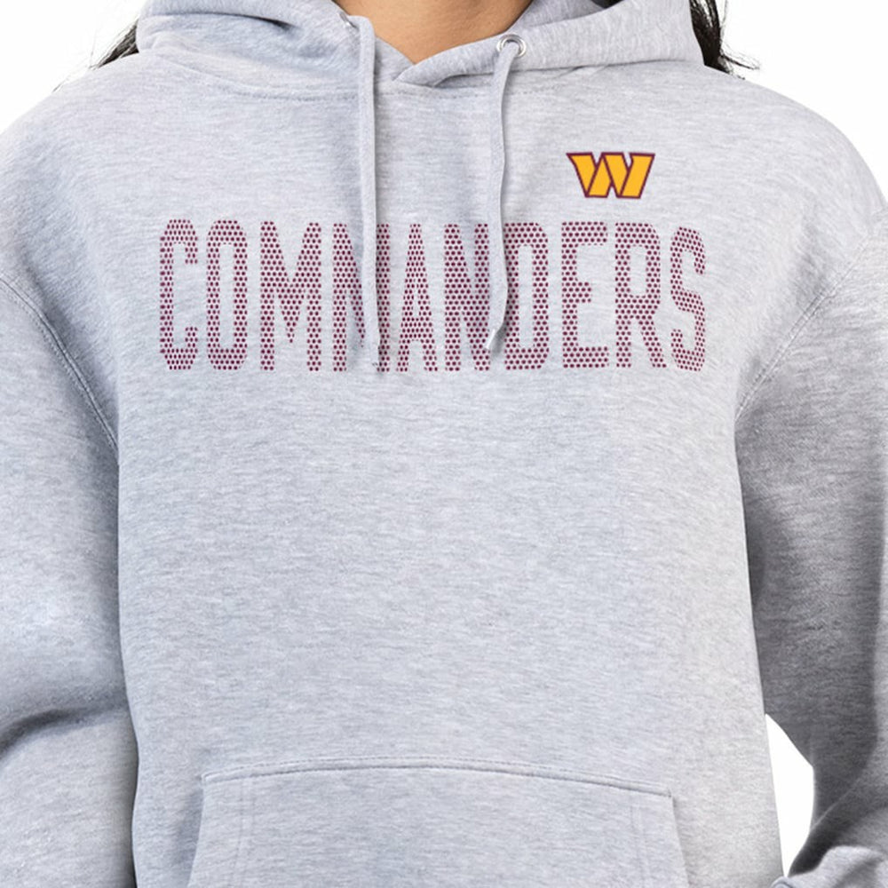 Washington Commanders G-III 4Her by Carl Banks Women's Dot Print Pullover Hoodie Heather Gray | NFL