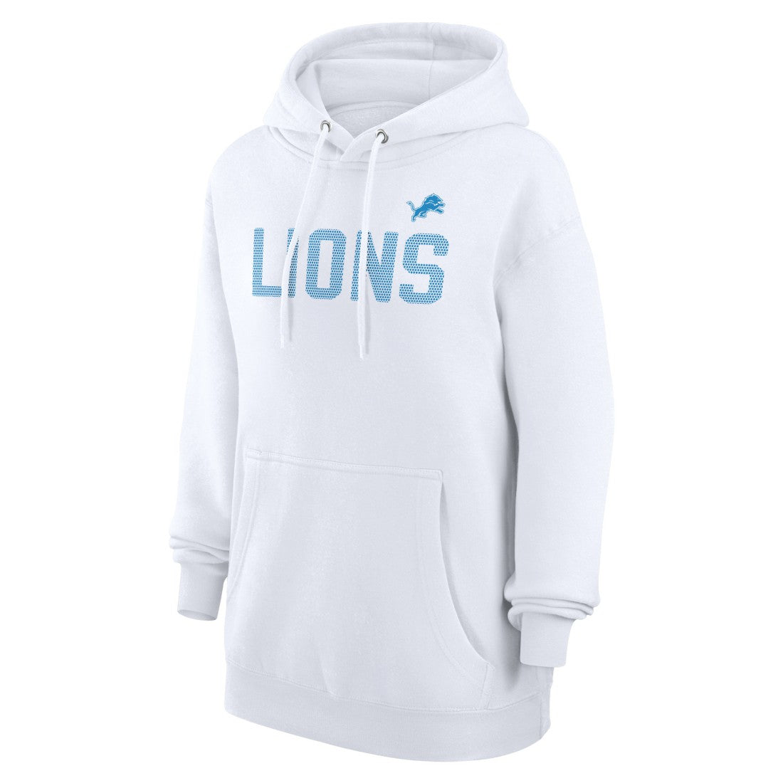 Detroit Lions G-III 4Her by Carl Banks Women's Dot Print Pullover Hoodie White | NFL