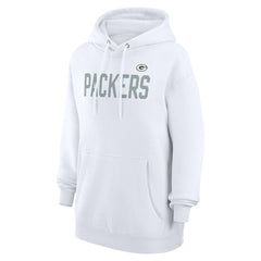 Green Bay Packers G-III 4Her by Carl Banks Women's Dot Print Pullover Hoodie White | NFL
