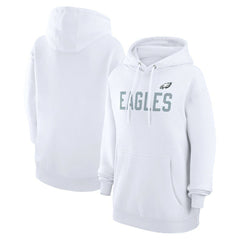 Philadelphia Eagles G-III 4Her by Carl Banks Women's Dot Print Pullover Hoodie White | NFL