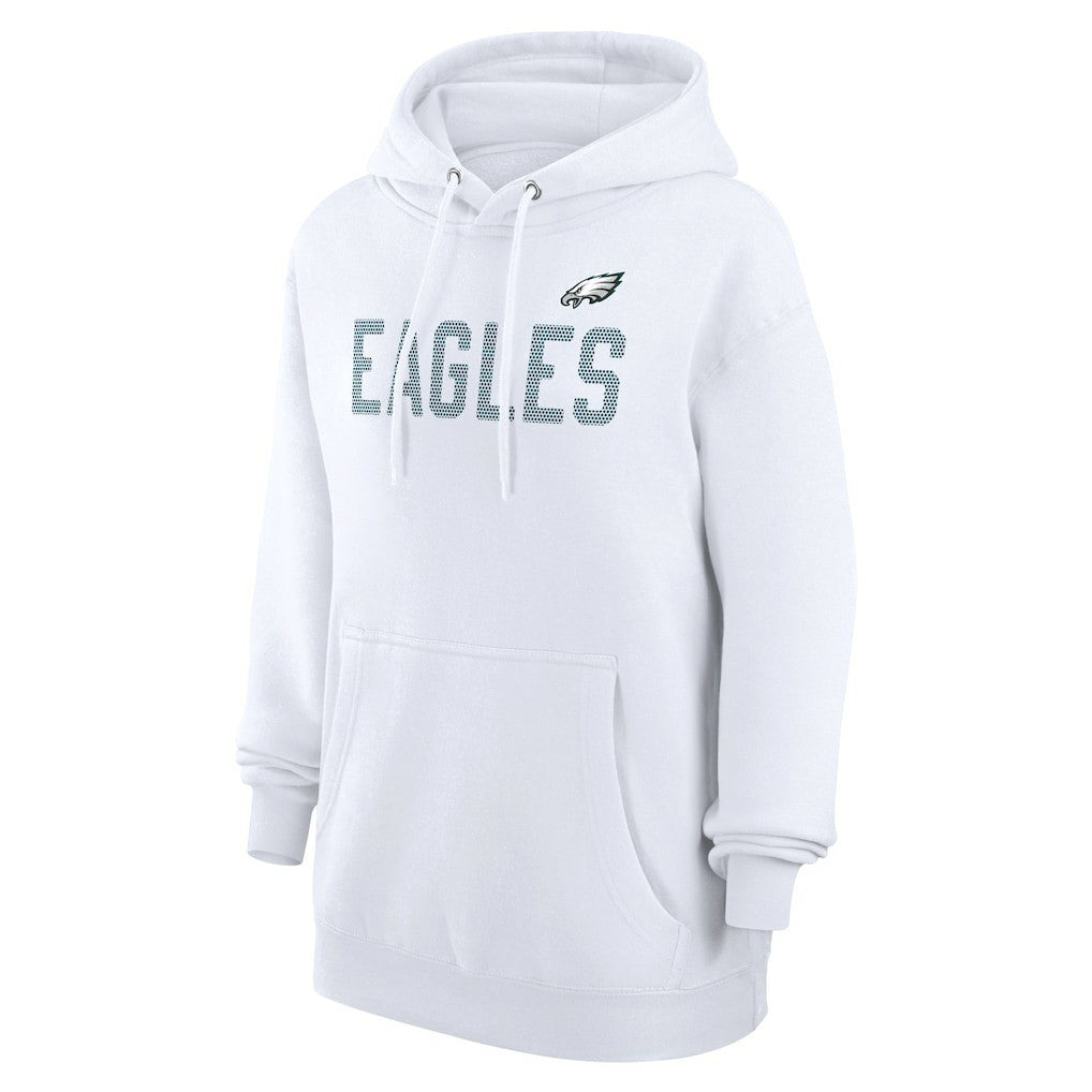 Philadelphia Eagles G-III 4Her by Carl Banks Women's Dot Print Pullover Hoodie White | NFL