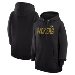 Green Bay Packers G-III 4Her by Carl Banks Women's Dot Print Pullover Hoodie Black | NFL