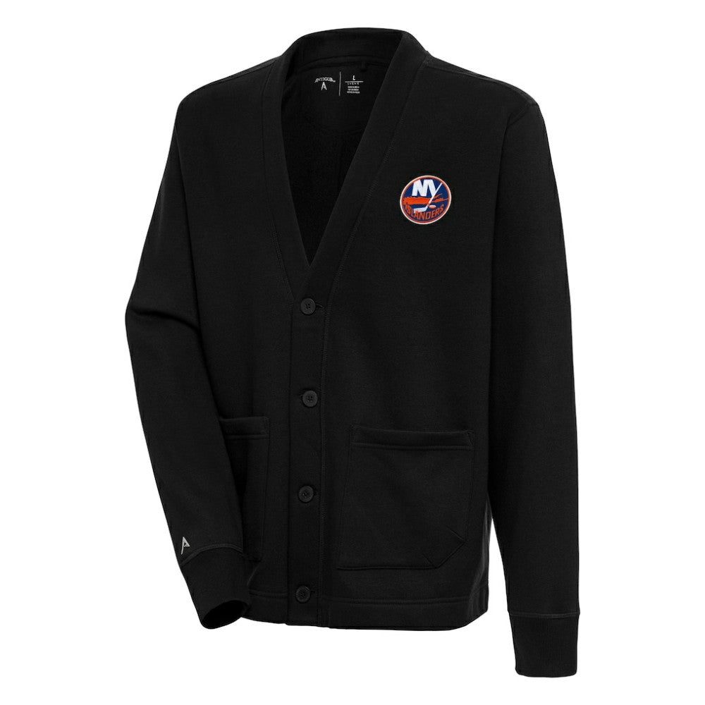 New York Islanders Antigua Victory Cardigan - Black - NHL